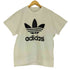 アディダス adidas フロントプリント 半袖 スウェット Tシャツ メンズ L