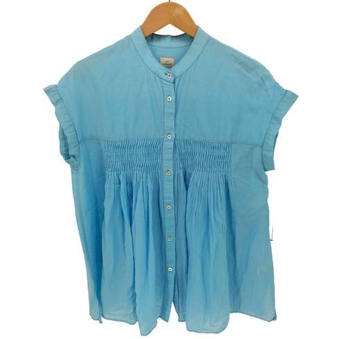ユナイテッドアローズグリーンレーベルリラクシング UNITED ARROWS green label relaxing INDIA ピンタック ブラウス レディース FREE