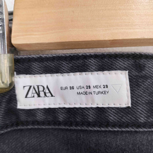 ザラ ZARA ダメージ加工フレアフィットデニムパンツ メンズ FR:36-38