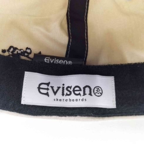 エビセンスケートボーズ Evisen skateboards ONE-UP 6PANEL CAP フロントロゴキャップ メンズ