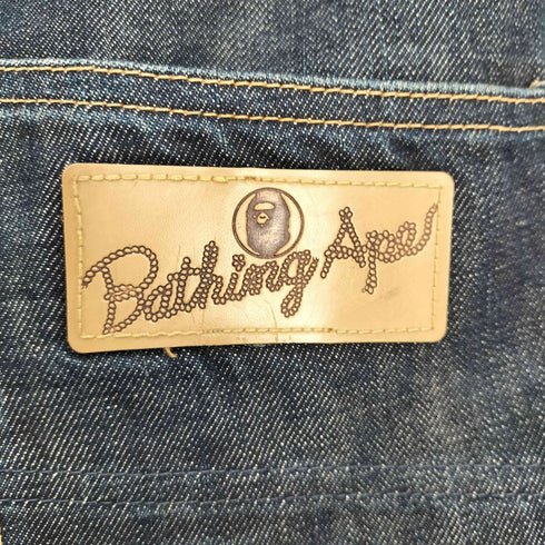 アベイシングエイプ A BATHING APE 00s Double knee denim painter pants ダブルニー デニム ペインター パンツ Y2K メンズ JPN:M