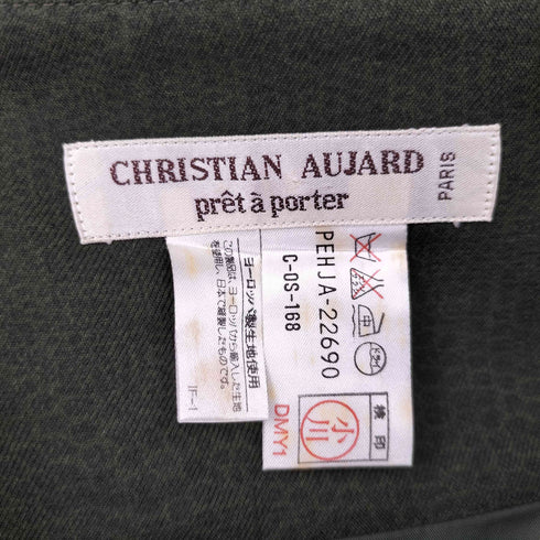 クリスチャンオジャール CHRISTIAN AUJARD プリーツロングスカート ウール レディース