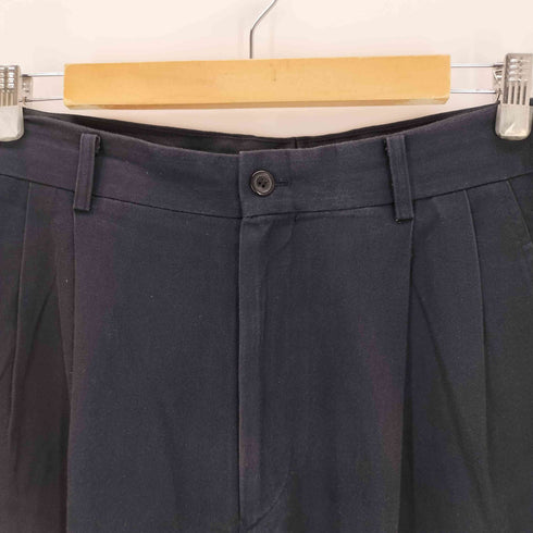 イッセイミヤケ ISSEY MIYAKE 2タックワイドテーパードパンツ メンズ XL