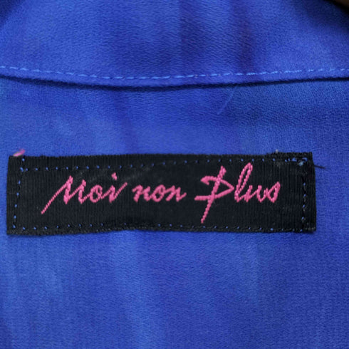 Moi non Plus バイカラー L/Sポリシャツ メンズ