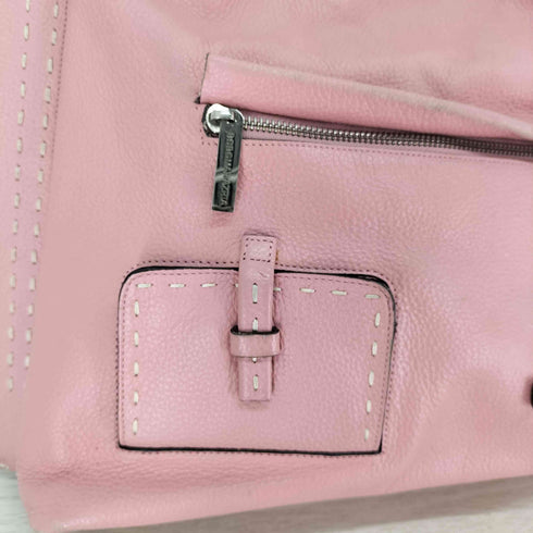 bcbgmaxazria ステッチデザイン レザー ハンドバッグ レディース