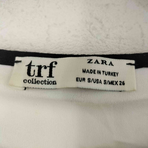 ザラ ZARA フリル袖 シフォンブラウス レディース import:S