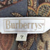 バーバリーズ BURBERRYS ペイズリー柄 パワーショルダー ウールナイロン ノーカラー 3B テーラードジャケット プリーツ ウールナイロン フレアスカート セットアップ レディース 上7号 下9号