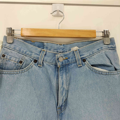 リーバイス Levis USA製 90S ボタン裏512 スモールE 517 SLIM FIT ブーツカットデニムパンツ レディース M