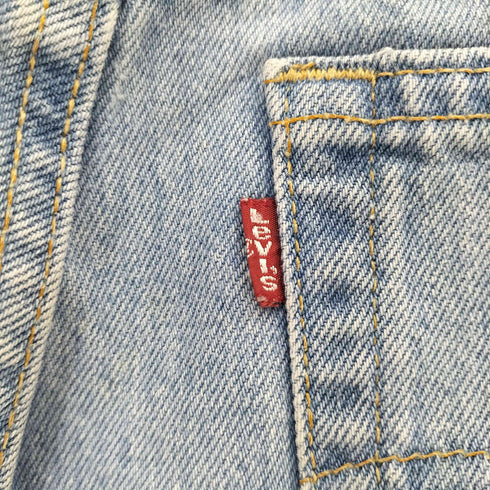 リーバイス Levis USA製 90S ボタン裏512 スモールE 517 SLIM FIT ブーツカットデニムパンツ レディース M