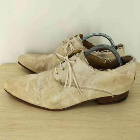Hand made by VERB the bespoke make レザー 本革 キャンバス 蝋 パディング 加工 シューズ メンズ