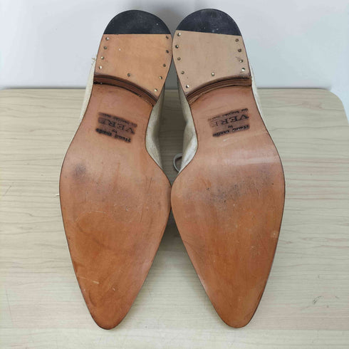 Hand made by VERB the bespoke make レザー 本革 キャンバス 蝋 パディング 加工 シューズ メンズ