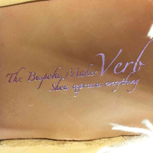 Hand made by VERB the bespoke make レザー 本革 キャンバス 蝋 パディング 加工 シューズ メンズ