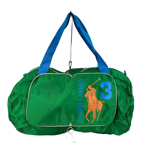 ラルフローレン RALPH LAUREN ナンバリング ポニープリント パッカリング バッグ メンズ
