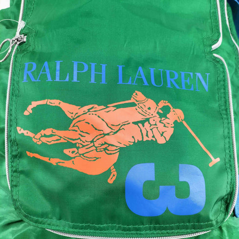 ラルフローレン RALPH LAUREN ナンバリング ポニープリント パッカリング バッグ メンズ