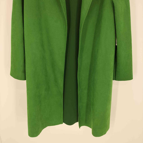 ザラ ZARA ベロア セミロング チェスターコート レディース import:S