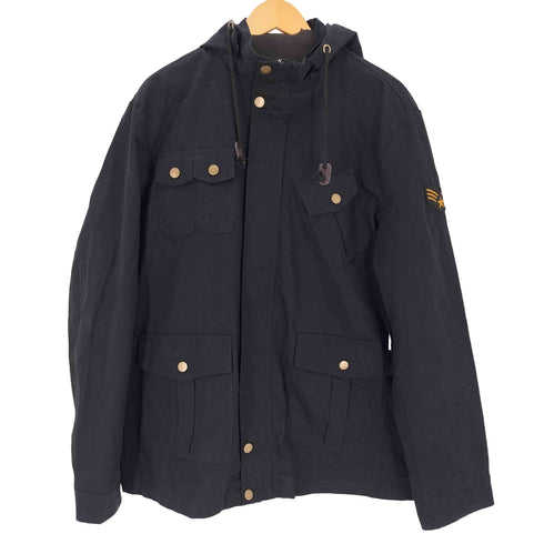 HIJEWE ミリタリー フーデッドジャケット メンズ 2XL