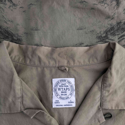 ダブルタップス WTAPS 17SS プリントデザイン オープンカラーS/S シャツ メンズ JPN:S