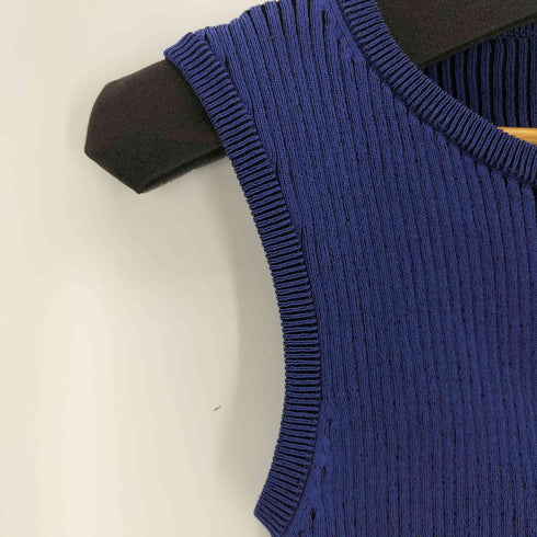 マイ MY RIB KNIT VEST レディース FREE