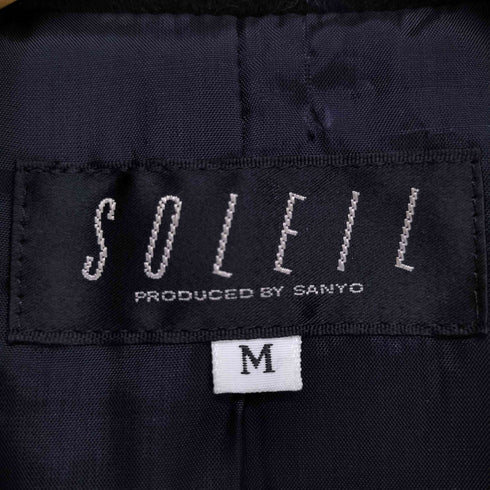 SOLEIL CASHMERE&WOOL カシミヤ混 ダブルチェスターコート レディース JPN:M