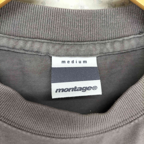 モンタージュ montage 和柄 ドクロ S/S Tシャツ レディース M