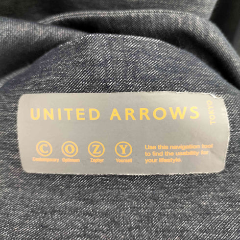 ユナイテッドアローズ UNITED ARROWS COZY デニムライク シングル 2ボタン ジャケット デニムライク Lポケット パンツ メンズ M