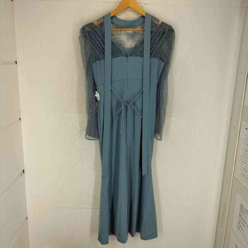 リリーブラウン Lily Brown 刺繍チュールサテンワンピース レディース JPN:1