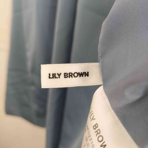 リリーブラウン Lily Brown 刺繍チュールサテンワンピース レディース JPN:1