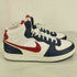 ナイキ NIKE Air Indee High White/Red- Mid Navy Basketball Shoes ハイカットスニーカー メンズ JPN:27