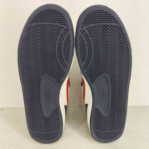 ナイキ NIKE Air Indee High White/Red- Mid Navy Basketball Shoes ハイカットスニーカー メンズ JPN:27