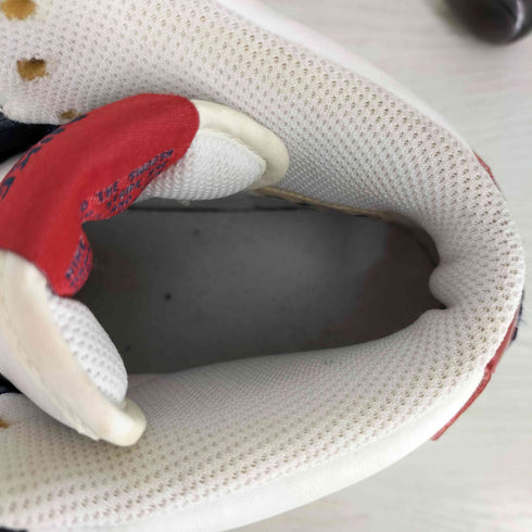 ナイキ NIKE Air Indee High White/Red- Mid Navy Basketball Shoes ハイカットスニーカー メンズ JPN:27