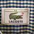 ラコステ LACOSTE ボタンダウン チェックシャツ メンズ FR:40