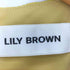 リリーブラウン Lily Brown 23ss ギャザーデコルテワンピース レディース JPN:1