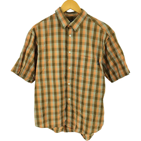 ステューシー Stussy OLD チェック柄 S/Sシャツ メンズ import:M