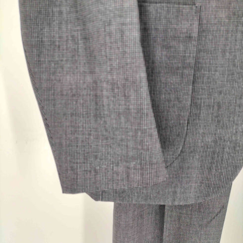 ユナイテッドアローズ UNITED ARROWS COZY プリント ハウンドトゥース 2ボタンジャケット イージーパンツ メンズ M