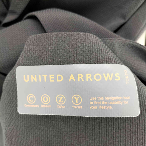 ユナイテッドアローズ UNITED ARROWS COZY ファンクション ドビー 2ボタンジャケット ハーフギャザー イージーパンツ メンズ M/M