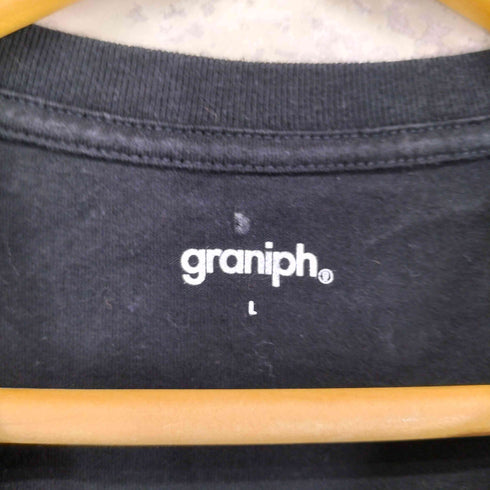グラニフ graniph アニメ キャラクタープリント S/S Tシャツ メンズ L