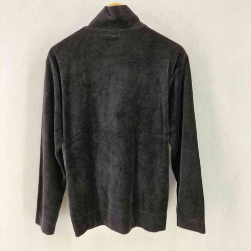 ユニクロ UNIQLO 90-00s OLD ハーフジップ ベロア トップス レディース L