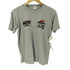 80s sportswear 企業系 プリント Tシャツ 裾袖シングル メンズ import:M