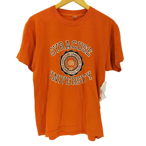 スクリーンスターズ SCREEN STARS 80s SYRACUSE UNIVERSITY カレッジ プリント Tシャツ メンズ import:L