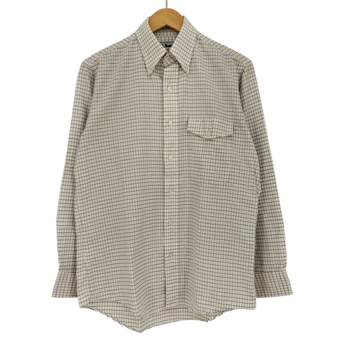 エルエルビーン L.L.Bean 80s~90s USA製 チェック シングルポケット L/S ボタンダウンシャツ メンズ 15-32