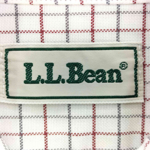 エルエルビーン L.L.Bean 80s~90s USA製 チェック シングルポケット L/S ボタンダウンシャツ メンズ 15-32