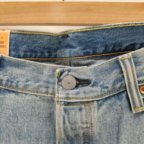 リーバイス Levis 501 ストレート デニム パンツ ボタン裏 3496 刻印 デッドストック フラッシャー付き メンズ W36 L34