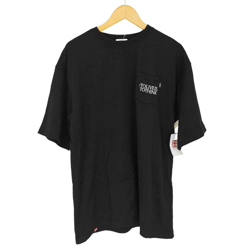 坩堝 RUTSUBO TO LIVE IS TO THINK POCKET S/S T-Shirt メンズ XXL