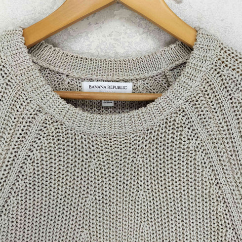 バナナリパブリック BANANA REPUBLIC コットン パフスリーブ セーター レディース XS