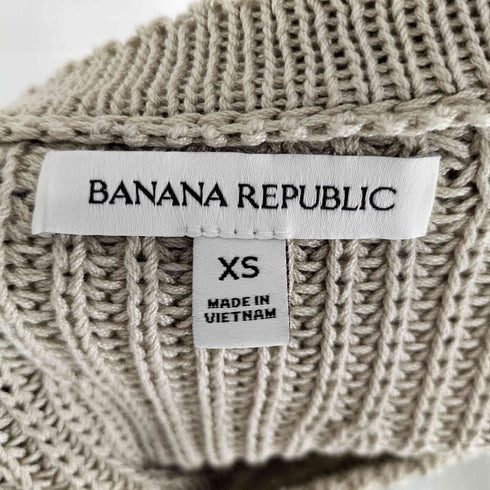 バナナリパブリック BANANA REPUBLIC コットン パフスリーブ セーター レディース XS