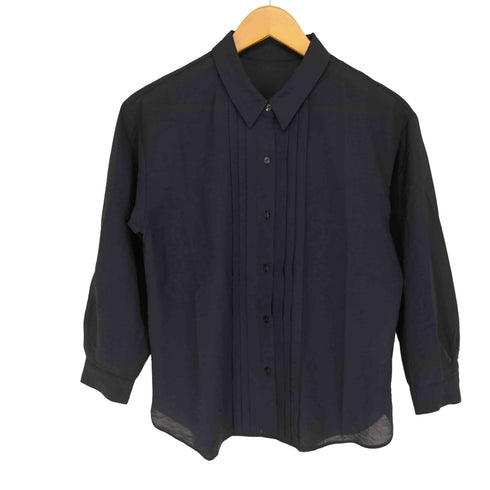クードシャンス COUP DE CHANCE レーヨン混 プリーツ S/S シャツ レディース 36