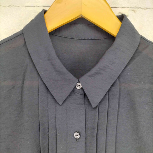 クードシャンス COUP DE CHANCE レーヨン混 プリーツ S/S シャツ レディース 36