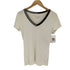 トミーヒルフィガー TOMMY HILFIGER Vネック 半袖 Tシャツ レディース import:S