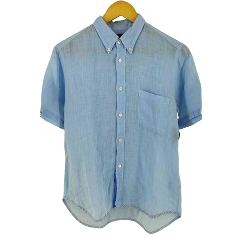 コムデギャルソンオム COMME des GARCONS HOMME 00s AD2000 リネン レギュラーカラー S/S BDシャツ メンズ S
