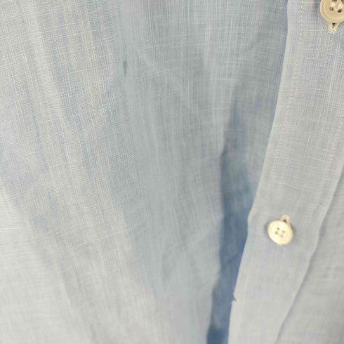 コムデギャルソンオム COMME des GARCONS HOMME 00s AD2000 リネン レギュラーカラー S/S BDシャツ メンズ S